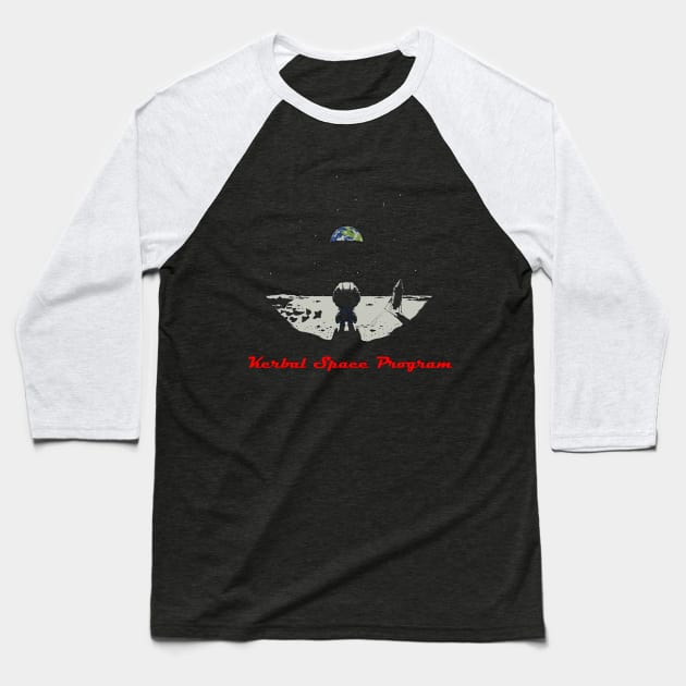 Kerbal Space Program Baseball T-Shirt by SJAdventures